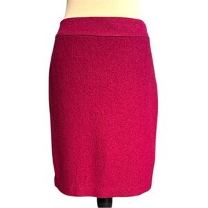Banana Republic Wool Blend Red Women's Skirt Size 2P